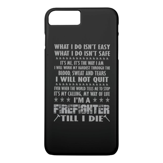 Im A Firefighter till I die Case-Mate iPhone Case (Back)