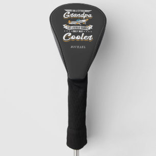 I'm A Flying Aviation Grandpa Only Cooler Custom Golf Head Cover
