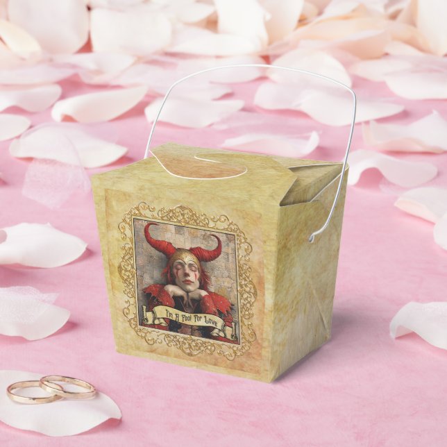 I'm A Fool For Love!  Favor Boxes (Wedding)