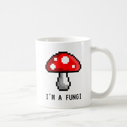 Im a Fungi Pixel Mushroom Mug