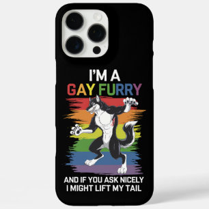 I'm A Gay Furry Fox Rainbow LGBTQ Pride iPhone 16 Pro Max Case