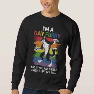 I'm A Gay Furry Fox Rainbow LGBTQ Pride Sweatshirt