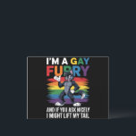 I'm A Gay Furry Rainbow Fox Wolf Pride Month Postcard<br><div class="desc">I'm A Gay Furry Rainbow Fox Wolf Pride Month</div>