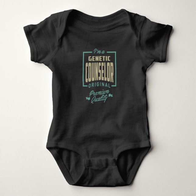 I'm a Genetic Counselor Baby Bodysuit (Front)