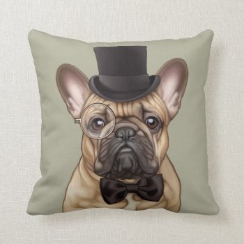 I'm A Gentleman Throw Pillow by MarylineCazenave at Zazzle