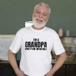 I&#39;m A Grandpa Whats Your Superpower Funny Sayings T-shirt at Zazzle