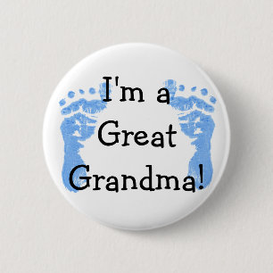 I'm a Great Grandma! Pinback Button