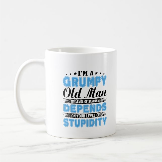 I'm A Grumpy Old Man Coffee Mug (Left)