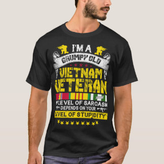 I'm A Grumpy Old Us Vietnam Veteran T-Shirt