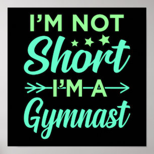 I'm A Gymnast Gymnastics Gymnastic Sports Lover Gr Poster