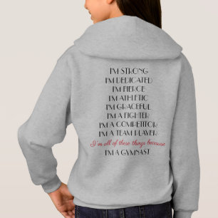 I'm a Gymnast - Inspirational Gymnastics T-Shirt Hoodie