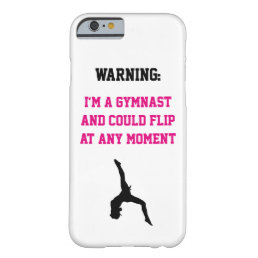 I&#39;m a Gymnast Magenta Gymnastics Fun Quote Flip Barely There iPhone 6 Case
