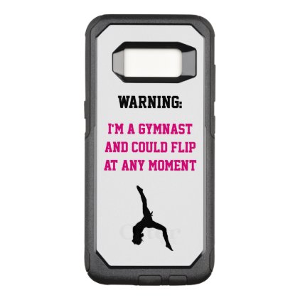 I&#39;m a Gymnast Magenta Gymnastics Fun Quote Flip OtterBox Commuter Samsung Galaxy S8 Case