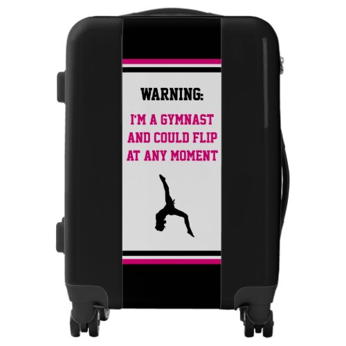 Im A Gymnast Magenta Luggage