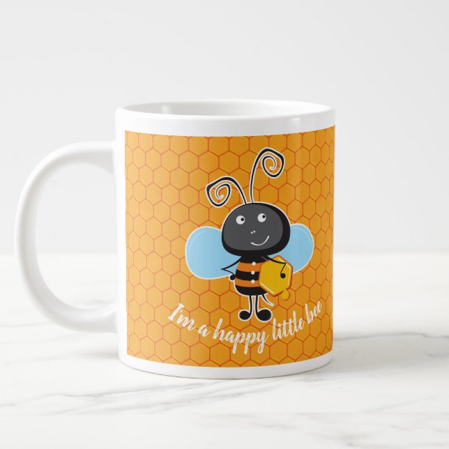 "I'm a happy little bee" mug (Left)