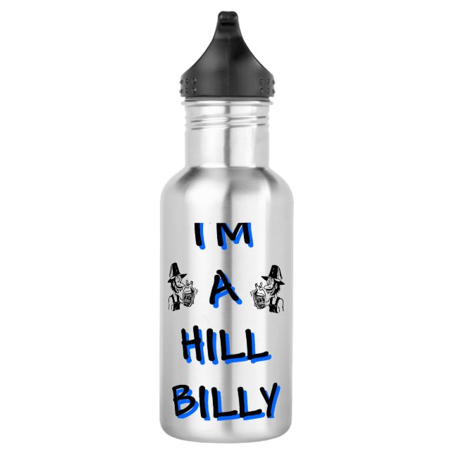 I'm a hillbilly stainless steel water bottle (Right)