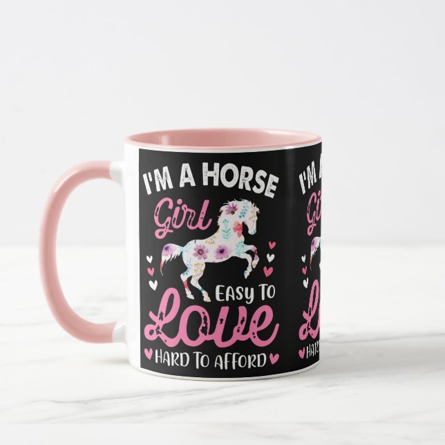 I'm A Horse Girl Easy To Love Hard To Afford Mug (Left)