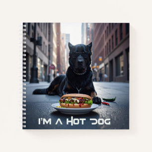 I'M A HOT DOG - CHILI DOG - NOTEBOOK