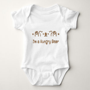 I'm a Hungry Teddy Bear Baby Bodysuit