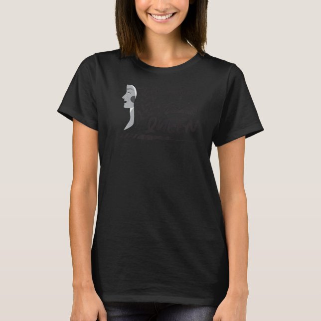 I'm A January Queen Crown Hidden Black History Pre T-Shirt (Front)