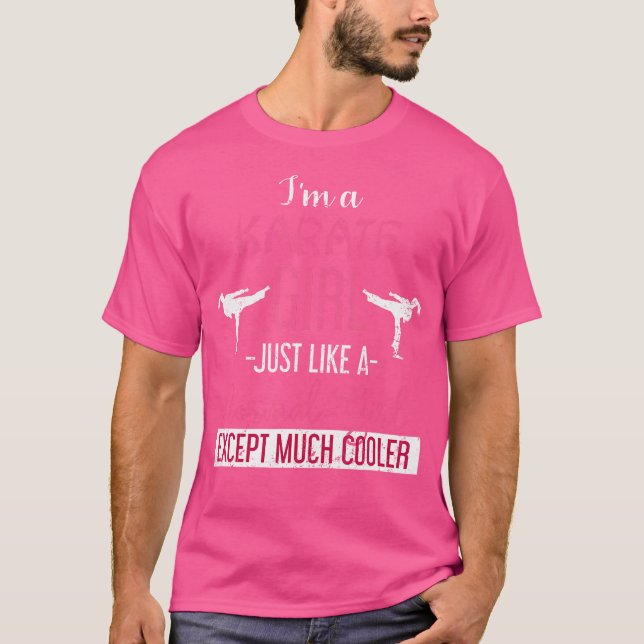 Im A Karate Girl Women Karate T-Shirt (Front)