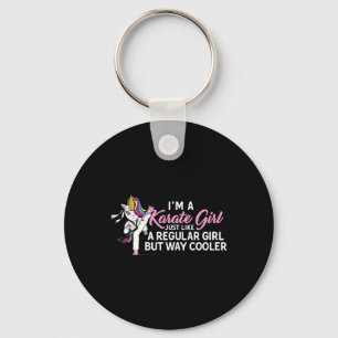 I'm A Karate Unicorn Girl Like Normal Keychain