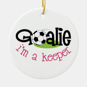 Im A Keeper Ceramic Ornament