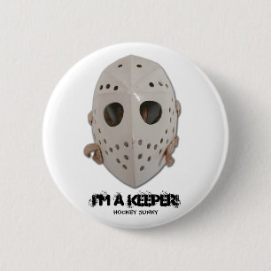 I'M A KEEPER! PINBACK BUTTON
