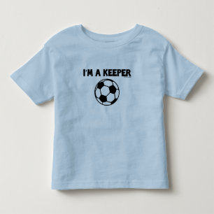 IM A KEEPER- SPORTY SLANG - SOCCER KIDS TEE