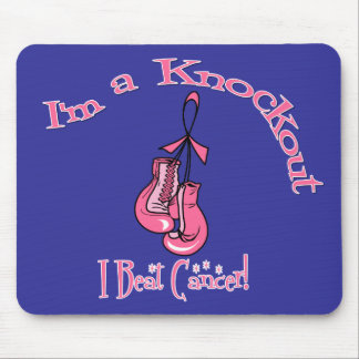 I'm A Knockout I Beat Breast Cancer Mouse Pad