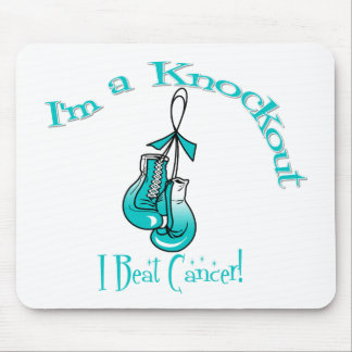 I'm A Knockout I Beat Cervical Cancer Mouse Pad