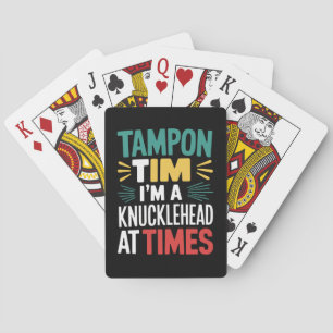 I'm A Knucklehead At Times Tim Walz Debate 2024 Poker Cards