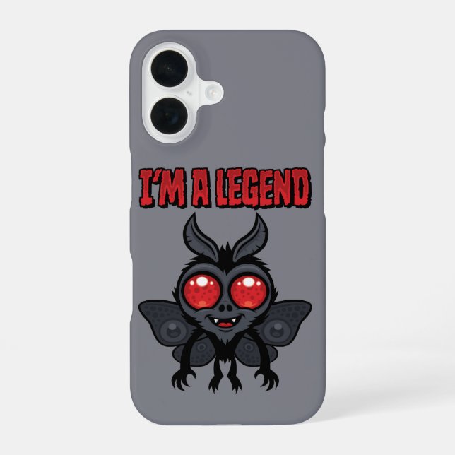 I'm A Legend - Spooky Cute Mothman iPhone Case (Back)