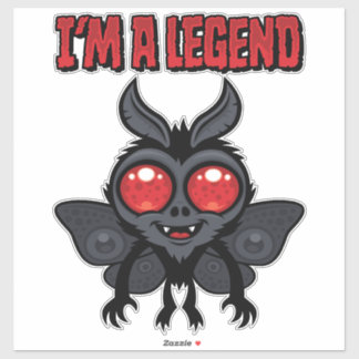 I'm A Legend - Spooky Cute Mothman Sticker