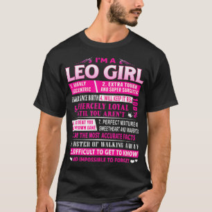 I'm A Leo Girl Leo Birthday T-Shirt