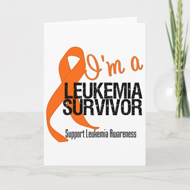 I'm a Leukemia Survivor Card (Front)