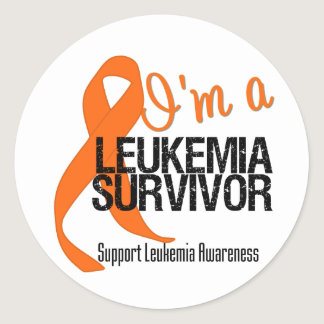 I'm a Leukemia Survivor Classic Round Sticker
