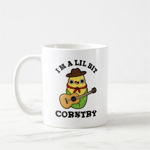 I'm A Little Bit Corntry Funny Country Corn Pun Coffee Mug