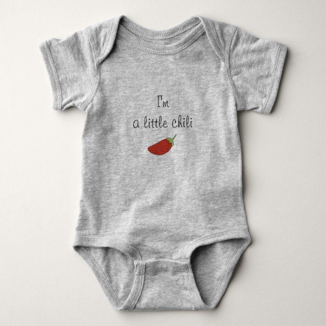im a little chili baby bodysuit (Front)