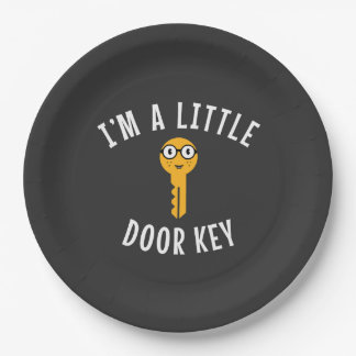 I'm a Little Door Key Paper Plates