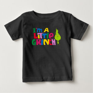 I'm a Little Grinch Colorful Graphic Baby T-Shirt