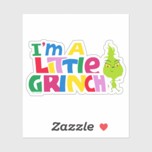 I'm a Little Grinch Colorful Graphic Sticker