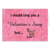 I'm a little horse Valentine's Day Card