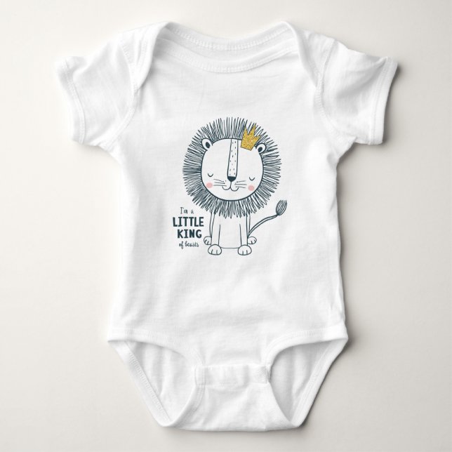 I'm A Little King Baby Bodysuit (Front)