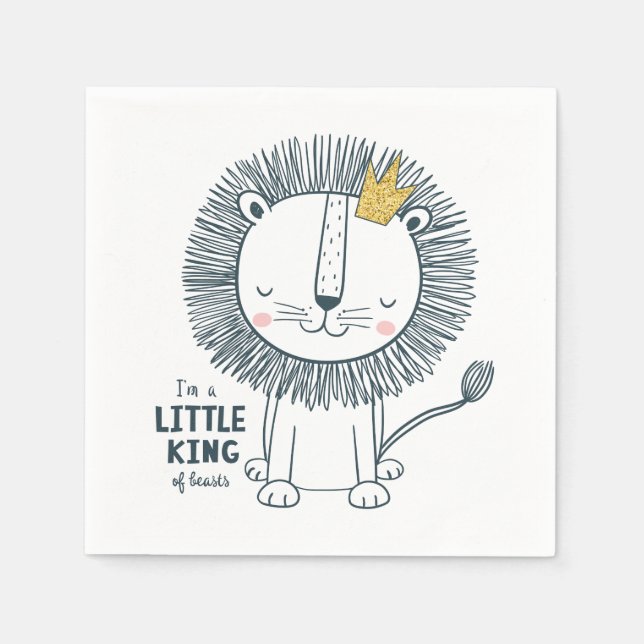 I'm A Little King Napkins (Front)