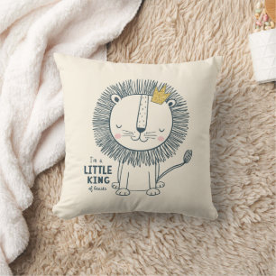 I'm A Little King Throw Pillow