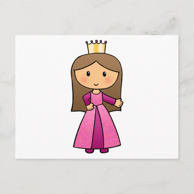 I'm a little Princess Postcard (Front)