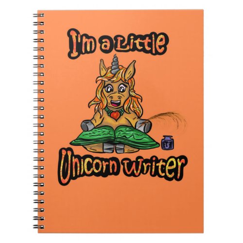 Im A Little Unicorn Writer Spiral Notebook