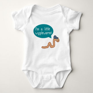 I'm A Little Wiggle Worm Baby Shirt