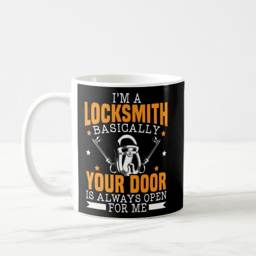 Im A Locksmith Locksmithing Lock Picking Keyhole  Coffee Mug